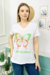 154651 B Yaka Baskili Tshirt
